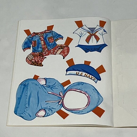 Vintage 1977 Mattel Baby Brother Tender Love Paper Doll Book Uncut Whitman - Picture 12 of 15